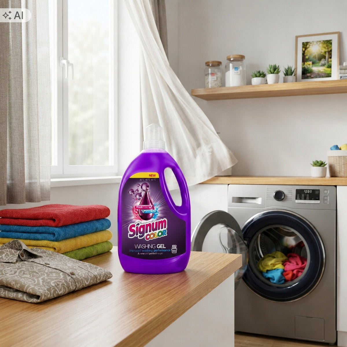 Washing gel Signum Color 3L FOR COLOURS Manufacturer code 6099