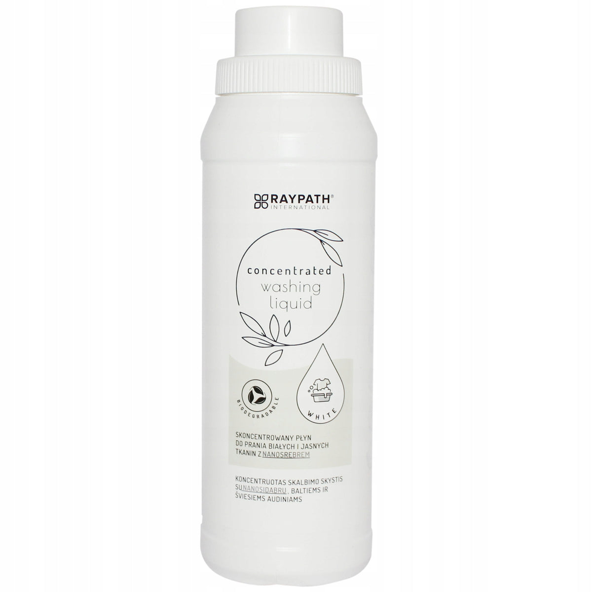Washing liquid for fabrics of light white clothes Raypath 500 ml