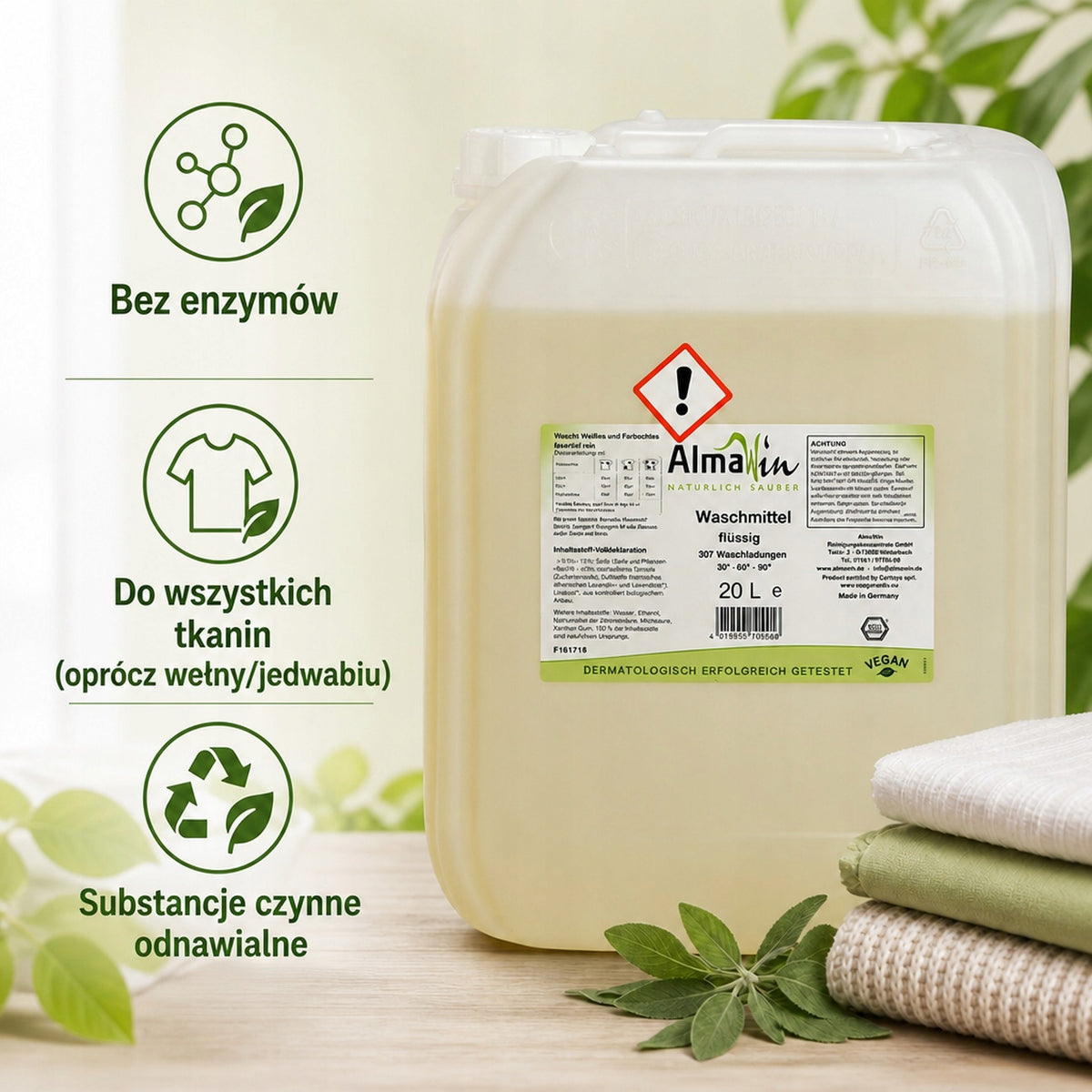 Washing liquid white AlmaWin 20 l Brand AlmaWin
