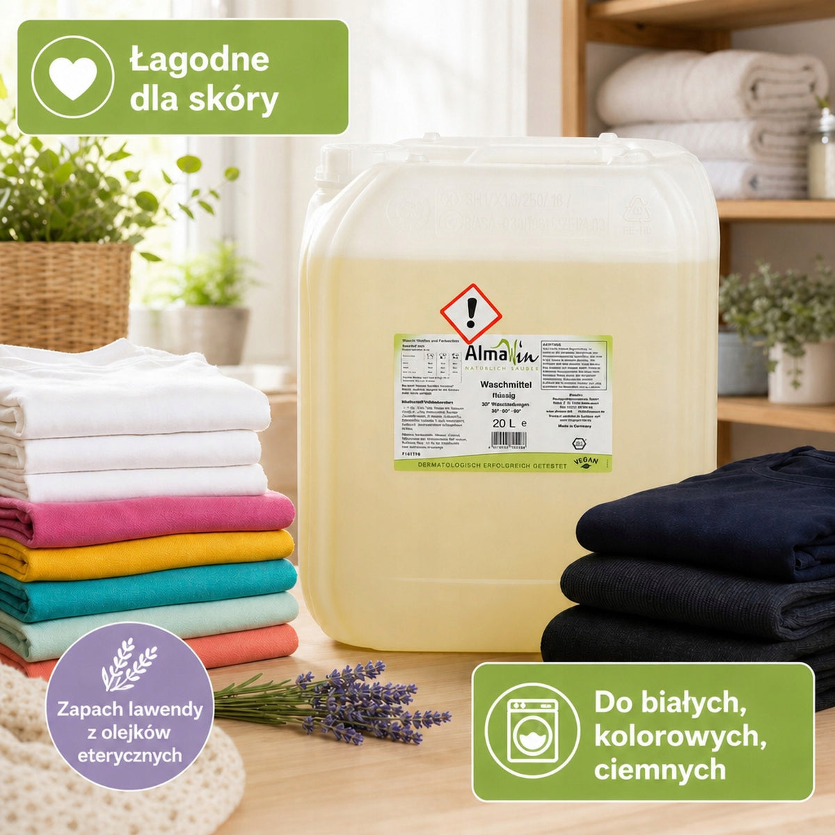Washing liquid white AlmaWin 20 l Capacity 20 l