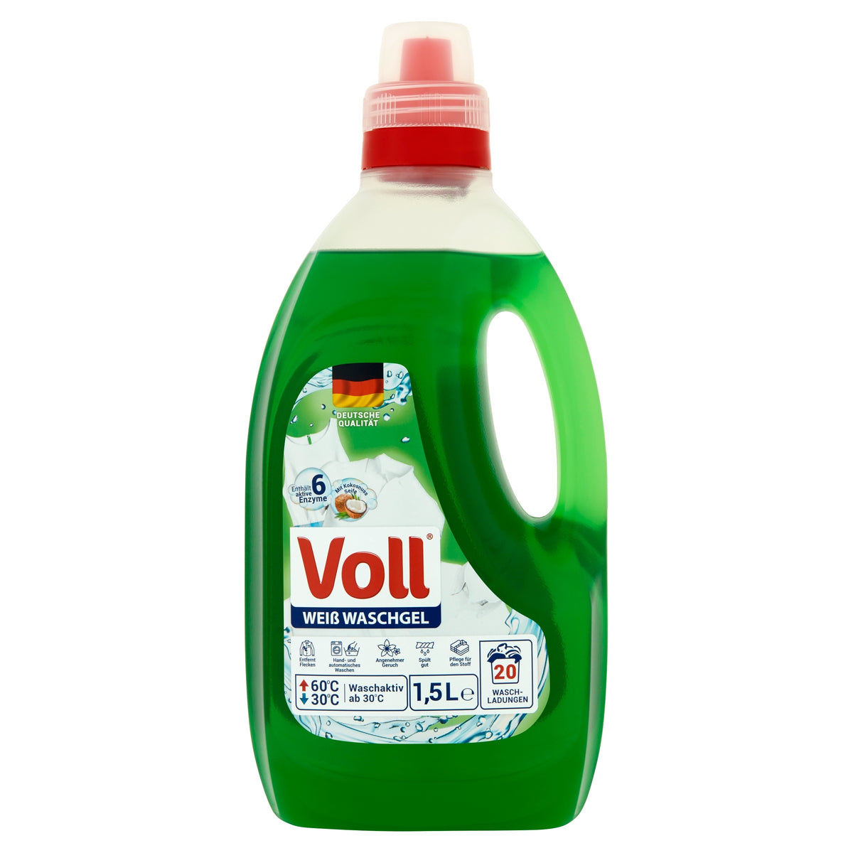 Washing liquid white Voll 1,5 l