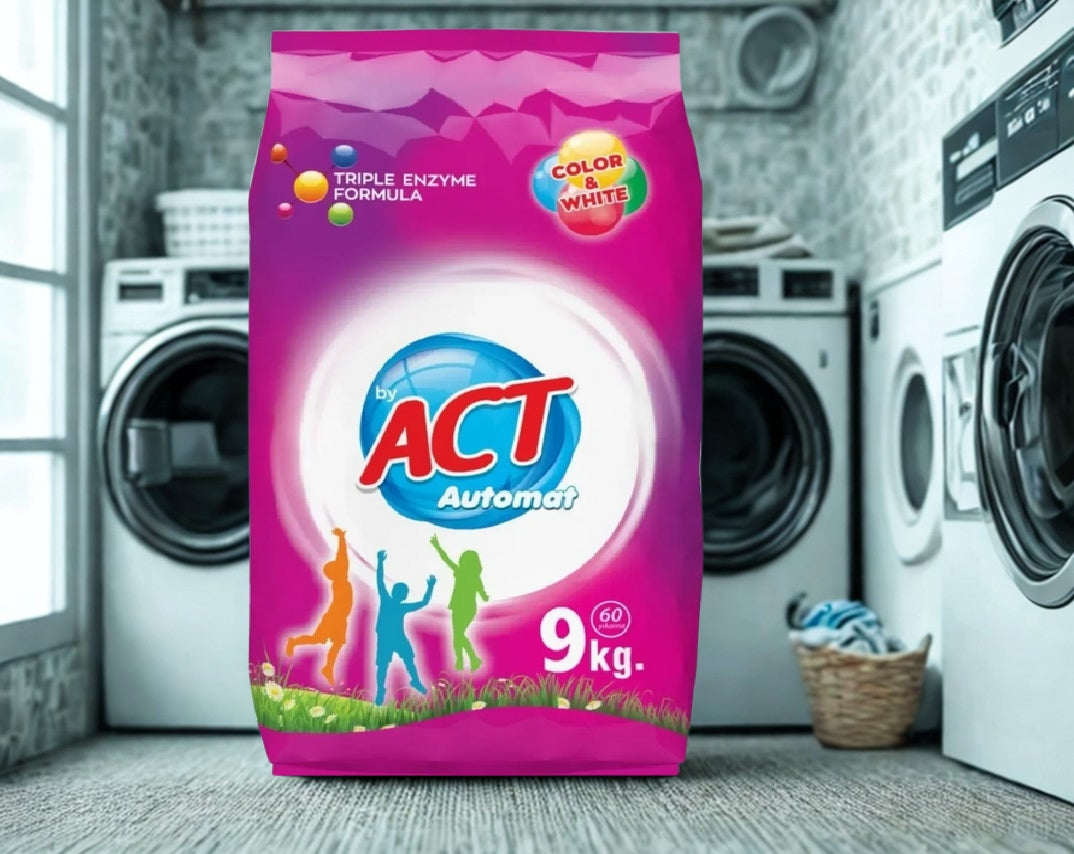 Washing powder ACT 9 kg universal Manufacturer code proszek ACT uniwersalny