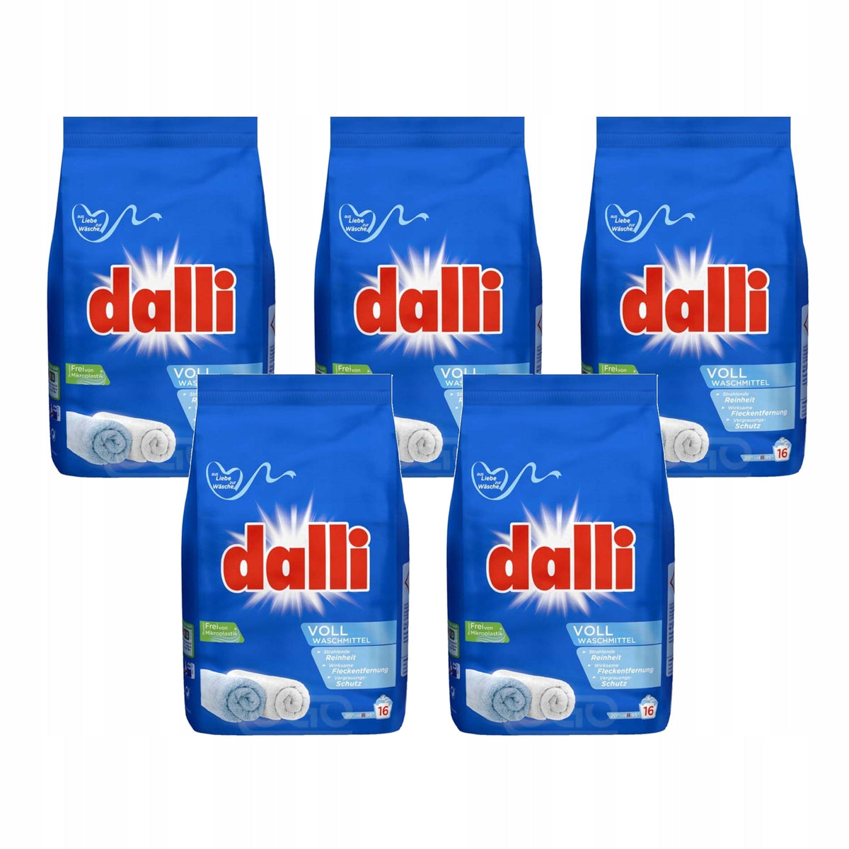 Washing powder DALLI Active Plus 1,04kg 16 washes x5