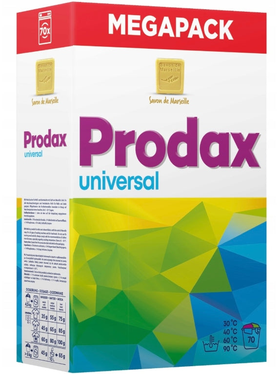 Washing powder PRODAX UNIVERSAL 4,55kg Brand Prodax