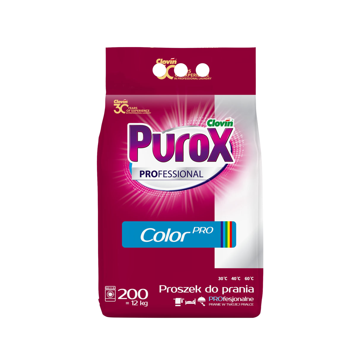 Washing powder PUROX Professional COLOR PRO 12kg