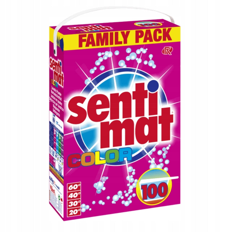 Washing powder Sentimat Color 100pr.-Switzerland
