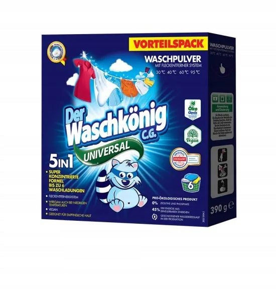 Washing powder WASCHKONIG UNIVERSAL 390g