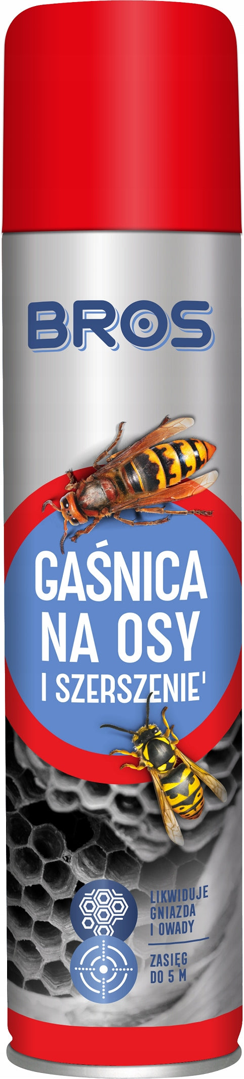 Wasp Fire Extinguisher and Hornet Bros 600 ml Effective Aerosol for Garden and Home