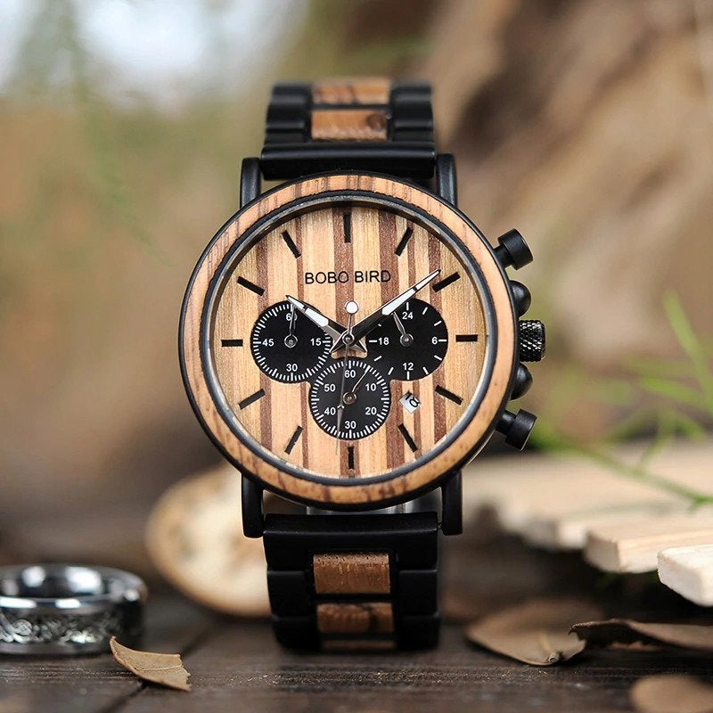 Watch Bobo Bird P09 Wooden Bracelet+Box Manufacturer code Bobo Bird P09-1