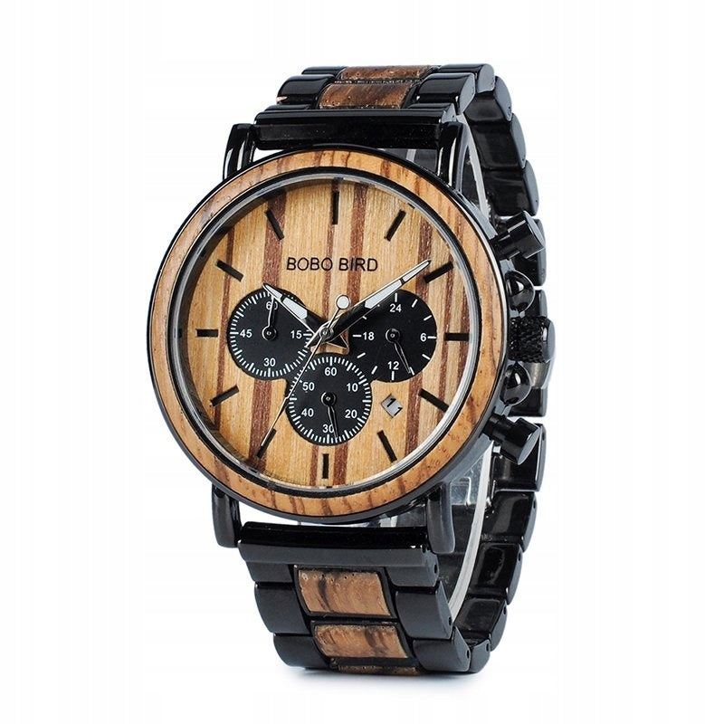 Watch Bobo Bird P09 Wooden Bracelet+Box