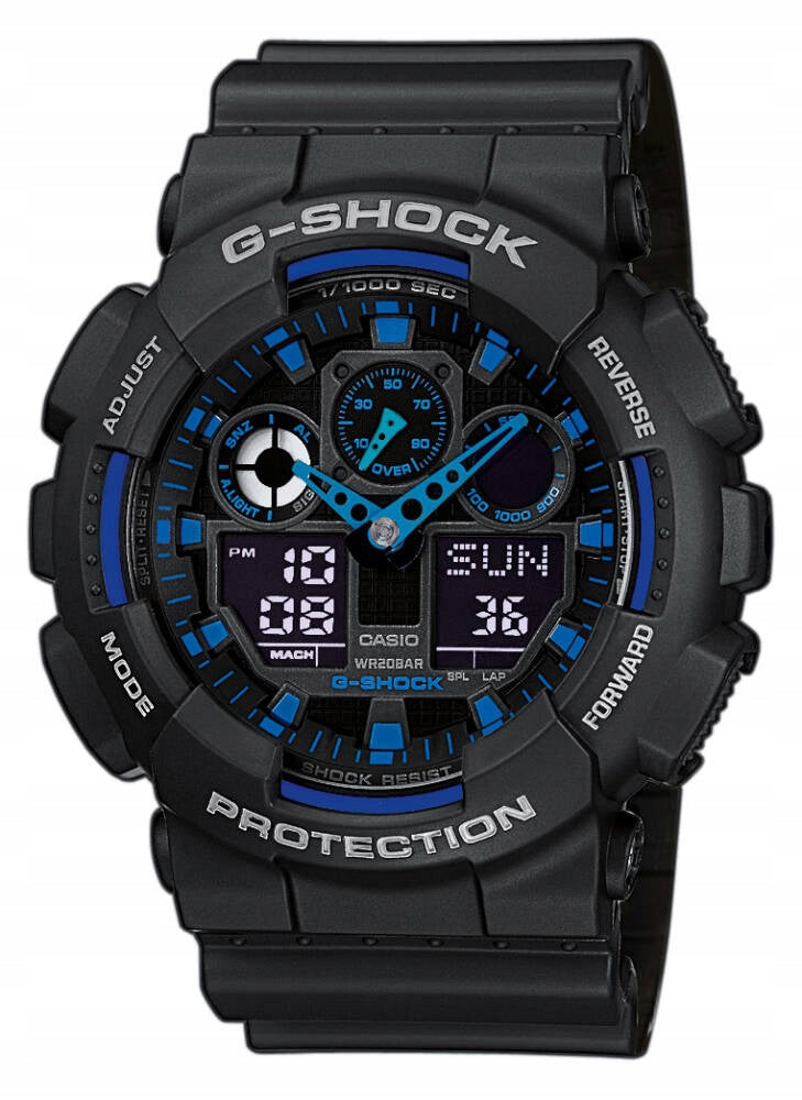 Watch Casio G-SHOCK GA-100-1A2ER running pool