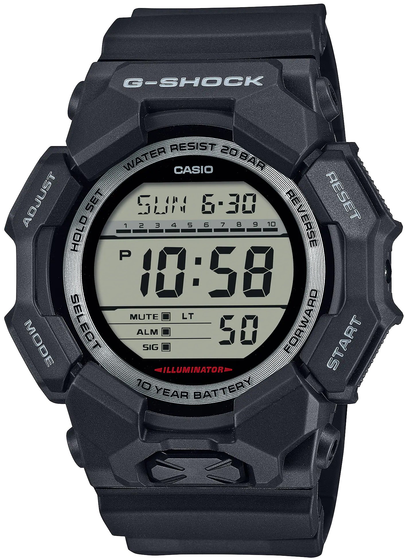 Watch Casio G-SHOCK GD-010-1ER running pool