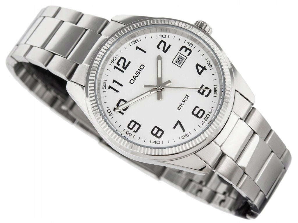 Watch Casio MTP-1302PD-7BVEF silver on bracelet Manufacturer code 4971850070368