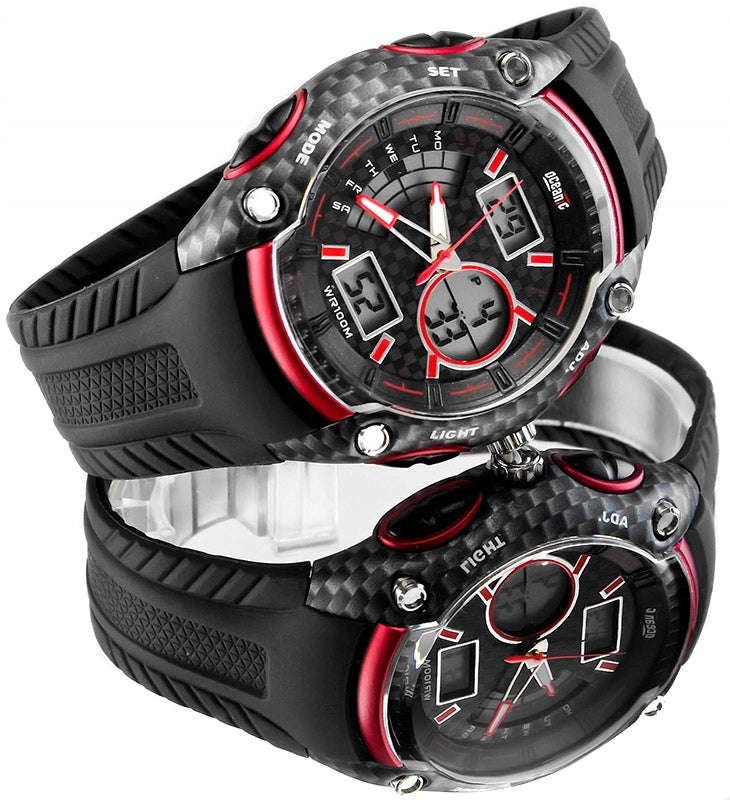 Watch For Boyfriend OCEANIC WR100m Dual-Time Case material synthetic material