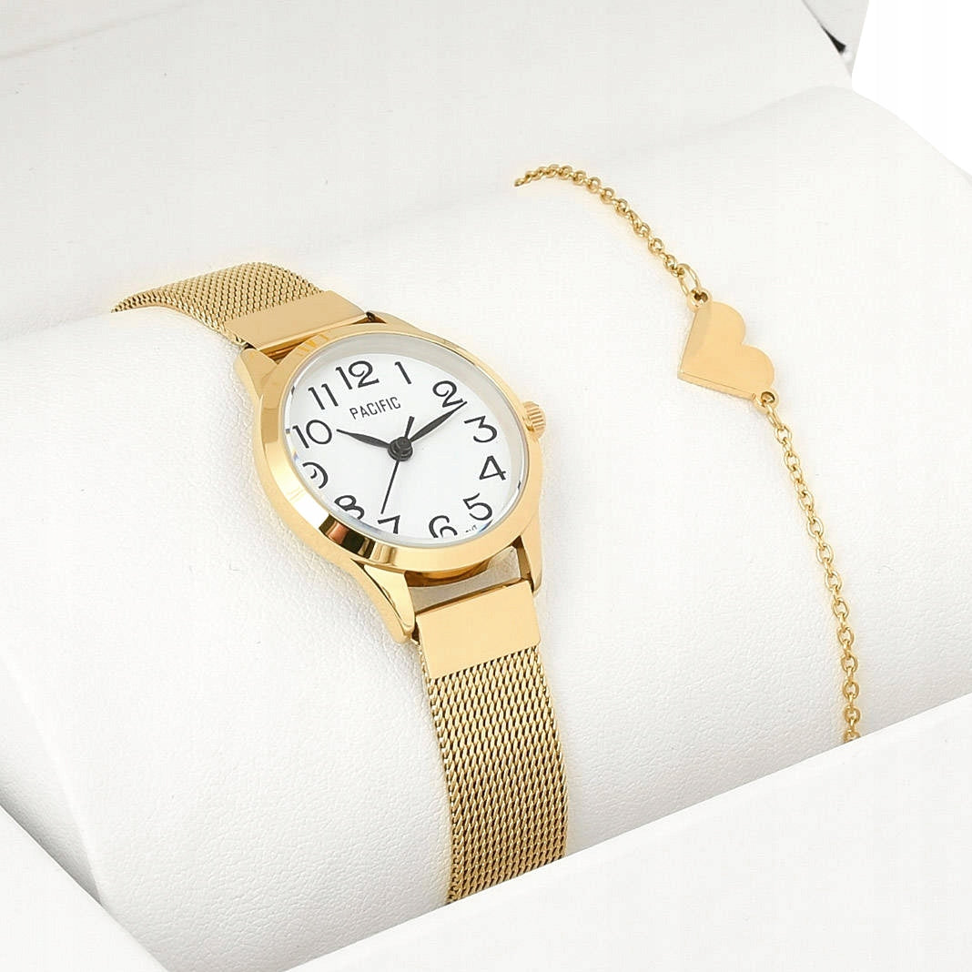 Watch PACIFIC COMMUNION set for girls with bracelet +ENGRAVING