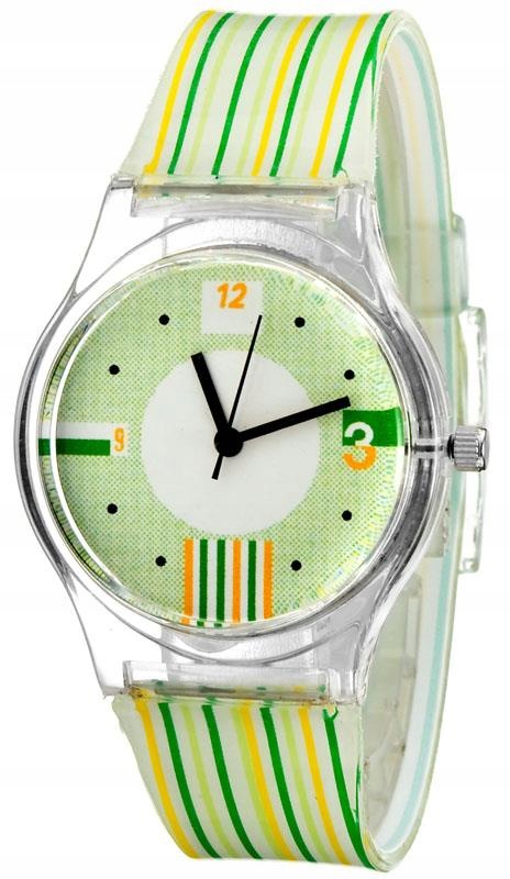 Watch Perfect transparent strap multicolor analog dial