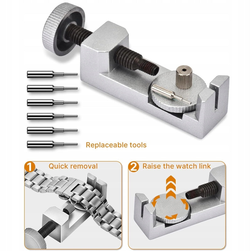 Watch Repair Kit- Zmiana Skracania Pasków Zegarka- DIY Naprawa 59 Pozycji EAN (GTIN) 7310255203150