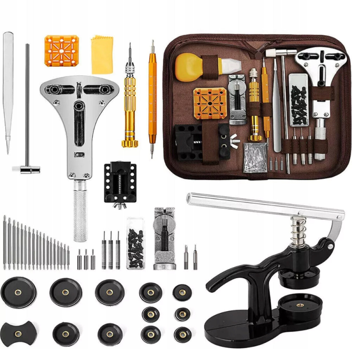 Watch Repair Tool Kit 162 Elements With Decal Press