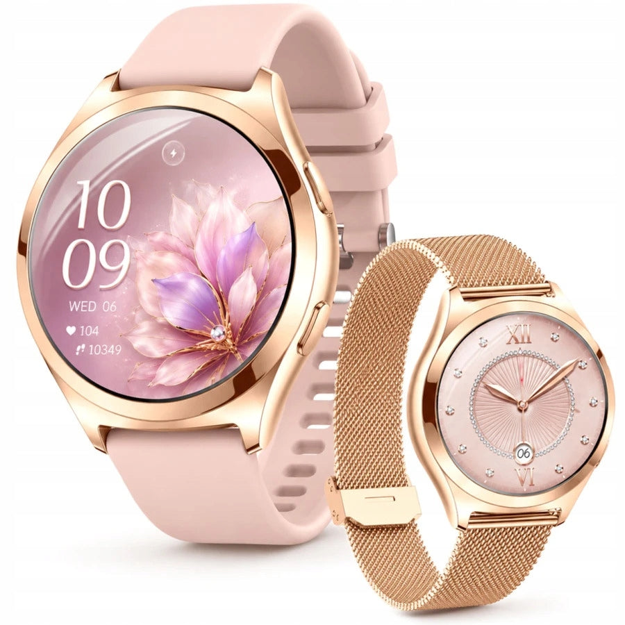 Watch SMARTWATCH Women's BLUETOOTH CALLS PRESSURE PULSE BATTERY 250 mAh