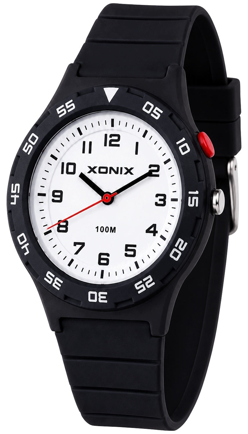 Watch XONIX black 10 ATM LED backlight Japanese movement Y121E Brand Xonix