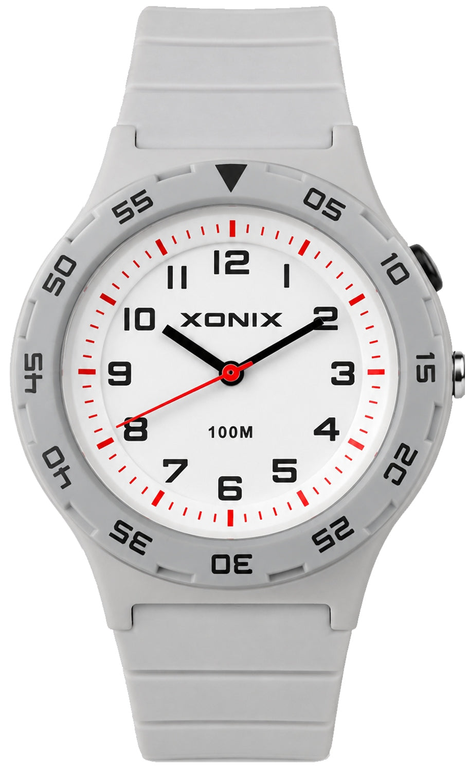 Watch XONIX grey 10 ATM with LED backlight Japanese movement Y121E Packaging status original