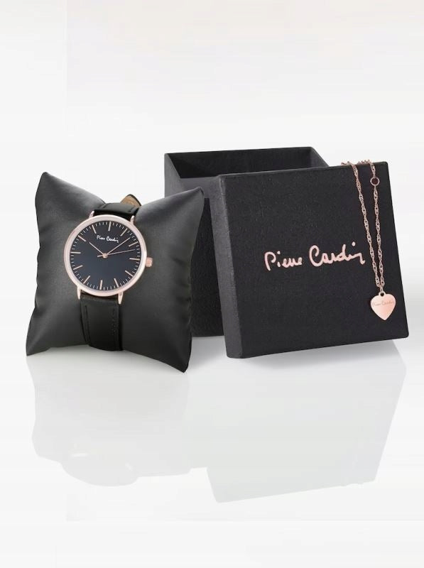 Watch black + bracelet Pierre Cardin gift set Brand Pierre Cardin