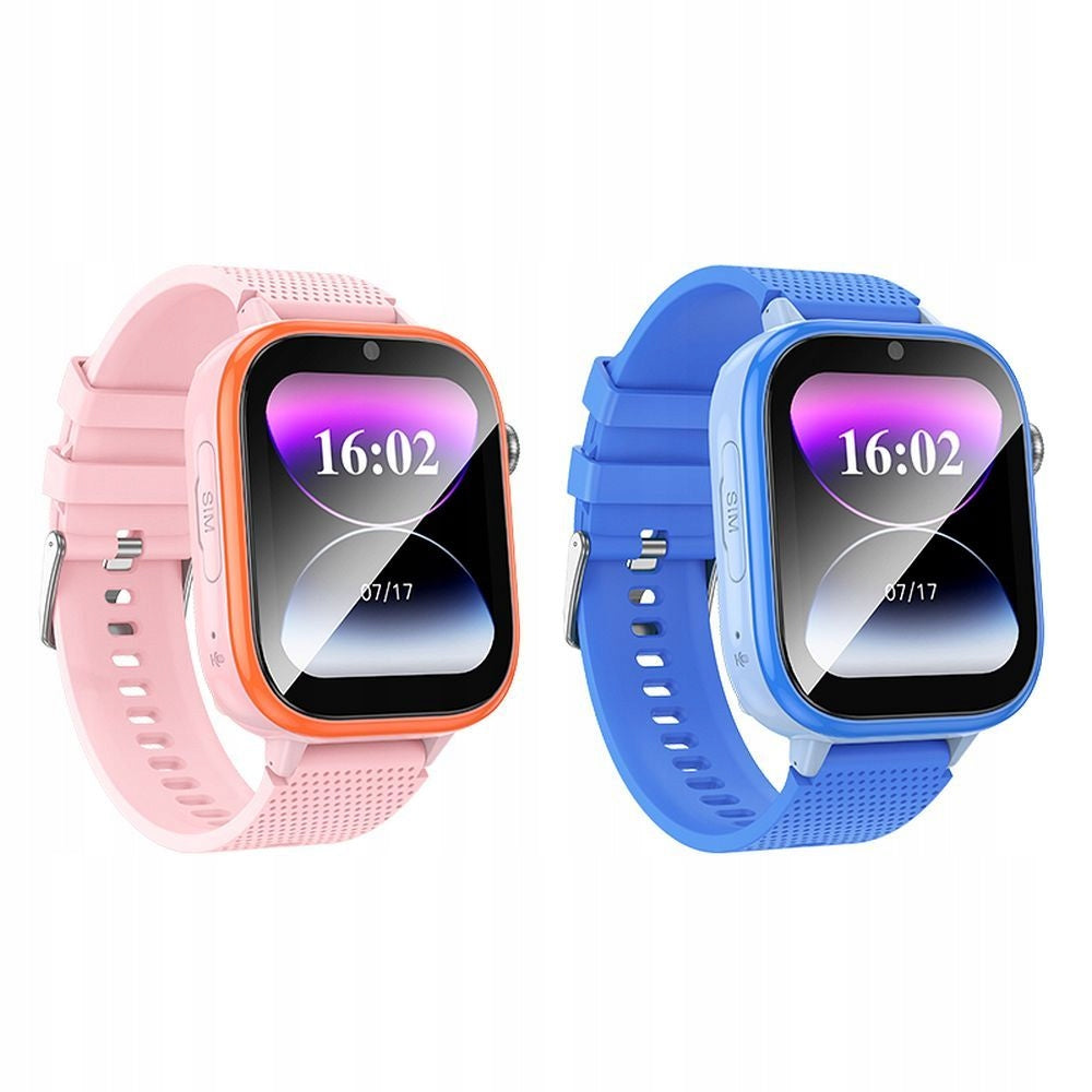 Watch for Girls Hoco 4G GPS Smartwatch Sim Card with Talk Function Manufacturer code Zegarek smartwatch dla dziewczynki do szkoły