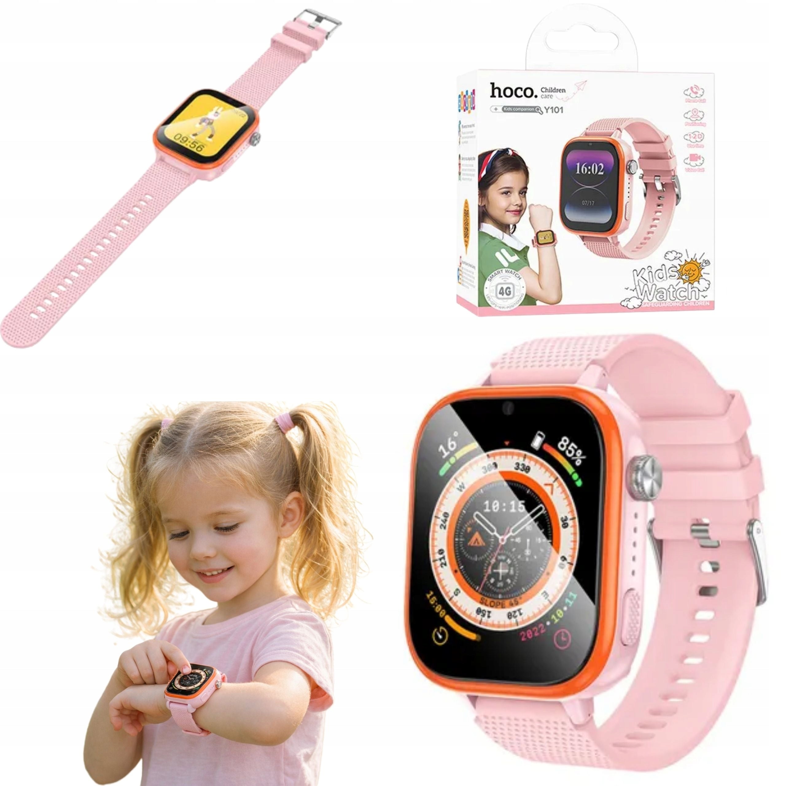 Watch for Girls Hoco 4G GPS Smartwatch Sim Card with Talk Function