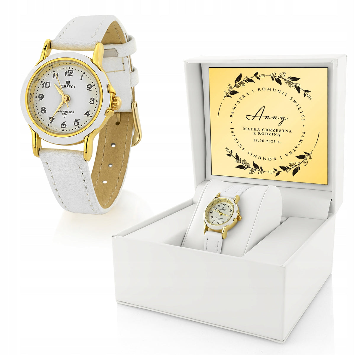 Watch for Girls for Communion Box Personalization Communion Memorial
