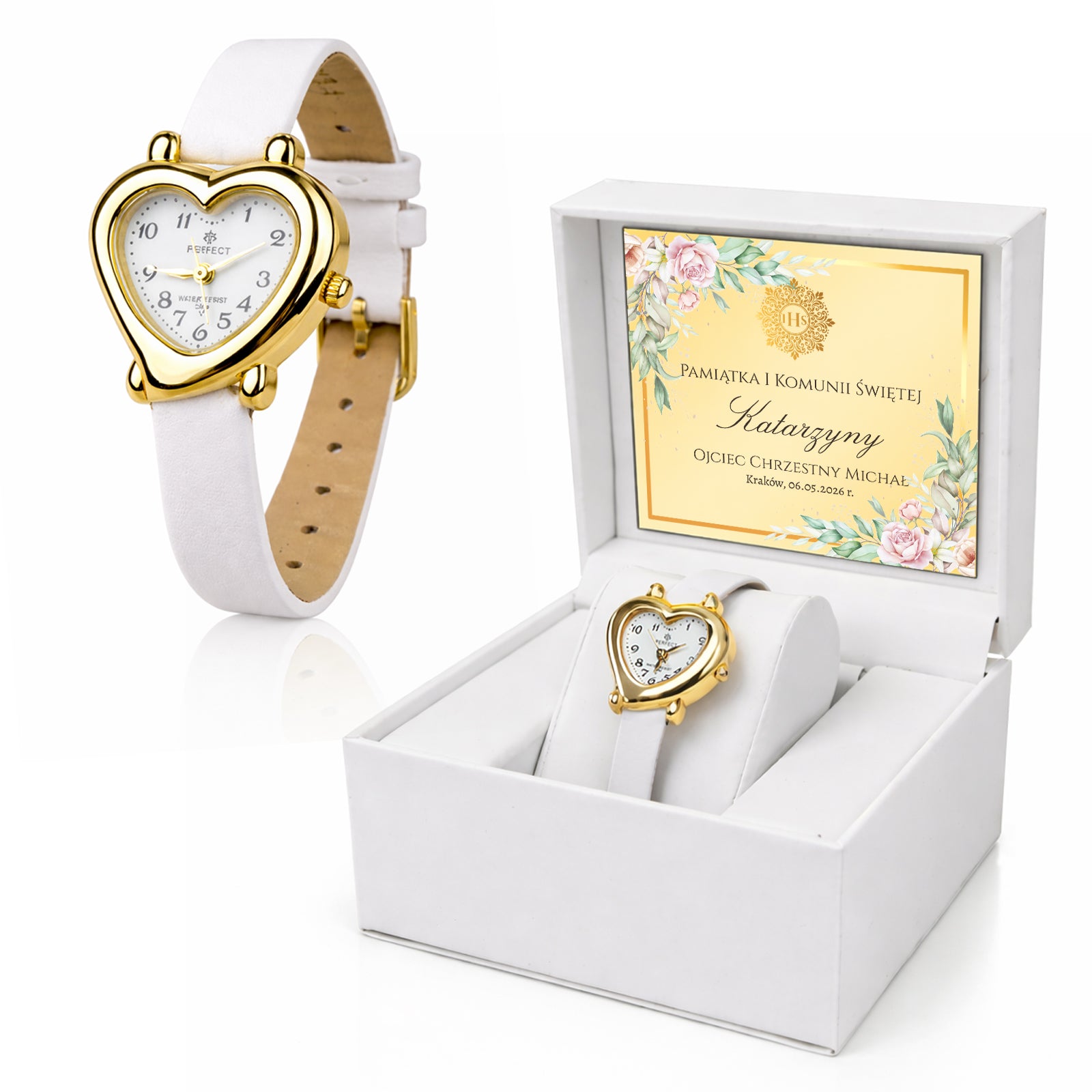 Watch for Girls for Communion Heart Box Communion Memorial