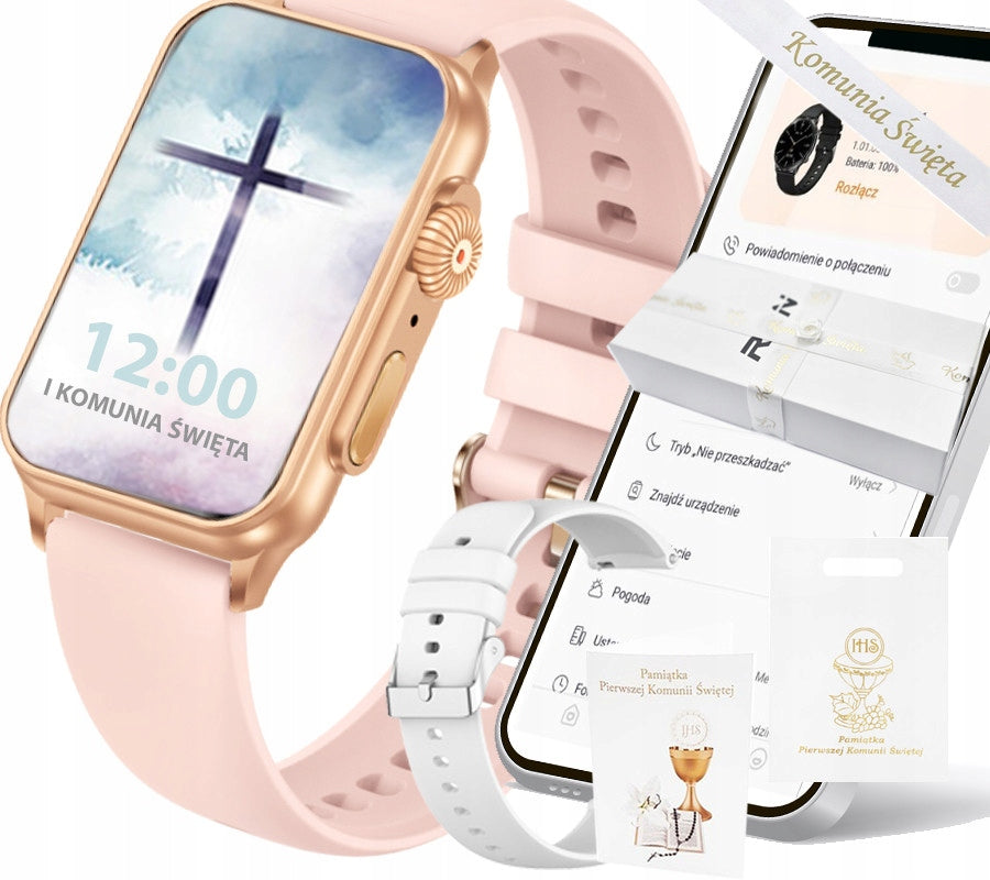 Watch for Holy Communion gift SMARTWATCH SMARTBAND SMS STEPS POLISH ME
