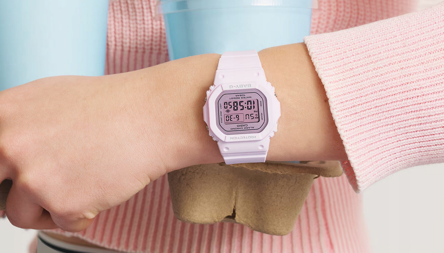 Watch for girls CASIO BABY-G BGD-565SC-4BER COMMUNION CHILD'S DAY Brand CASIO