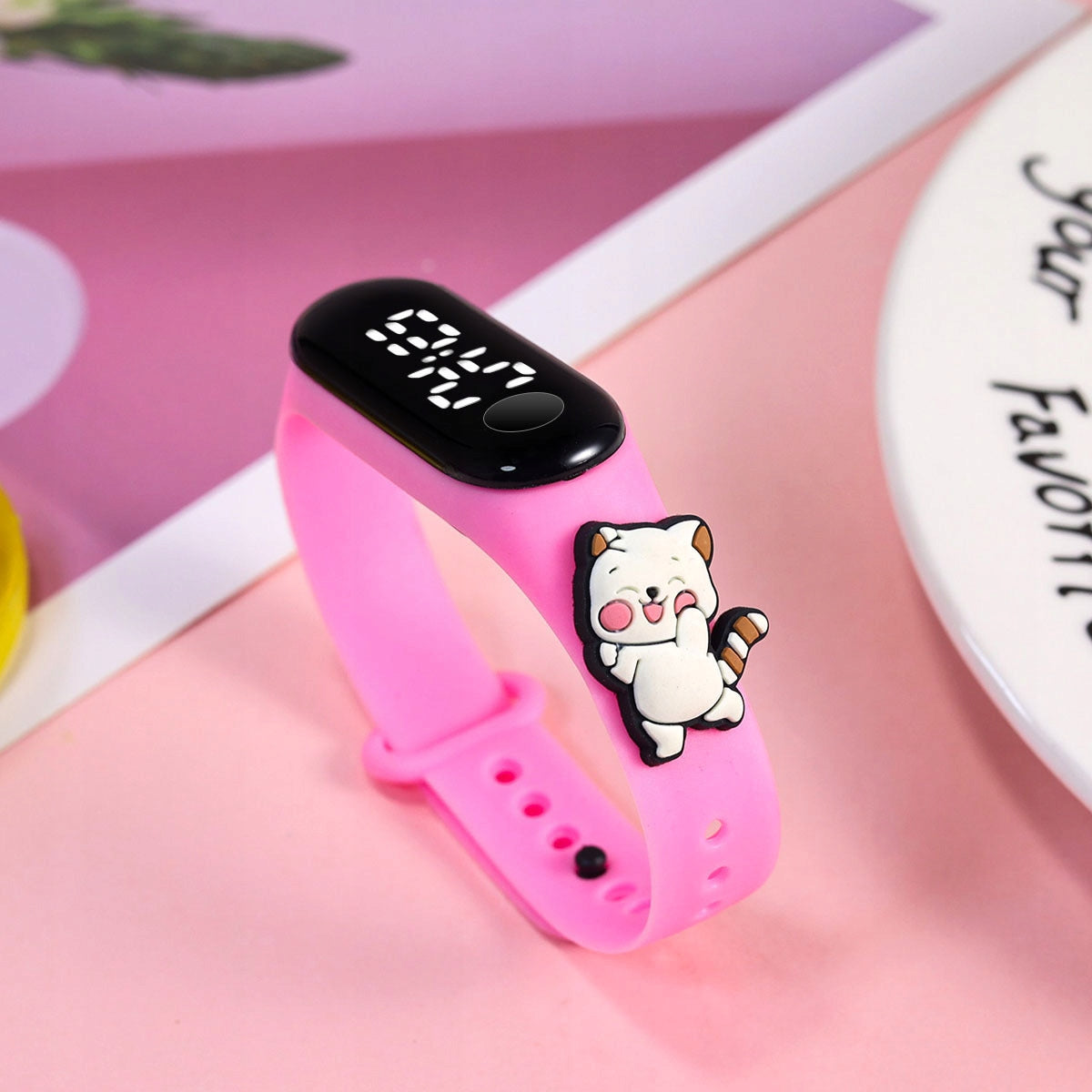 Watch smartwatch KITTEN for children girls electronic with kitten Manufacturer code T777