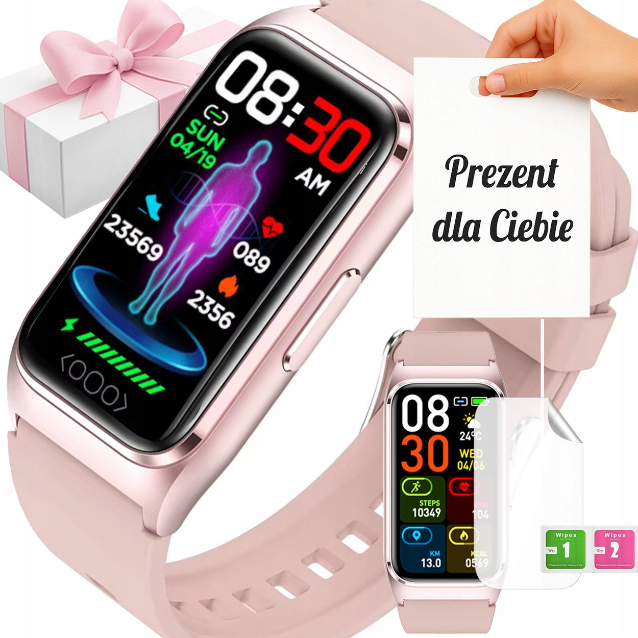 Watch with Organ Analysis - Glucose, Uric Acid, Heart Rate, Temperature, Weft
