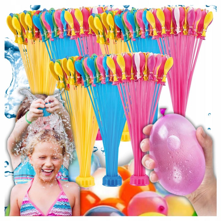 Water Balloons WATER BOMBS Automatic SELF-CLOSING Thread Set of 1000pcs
