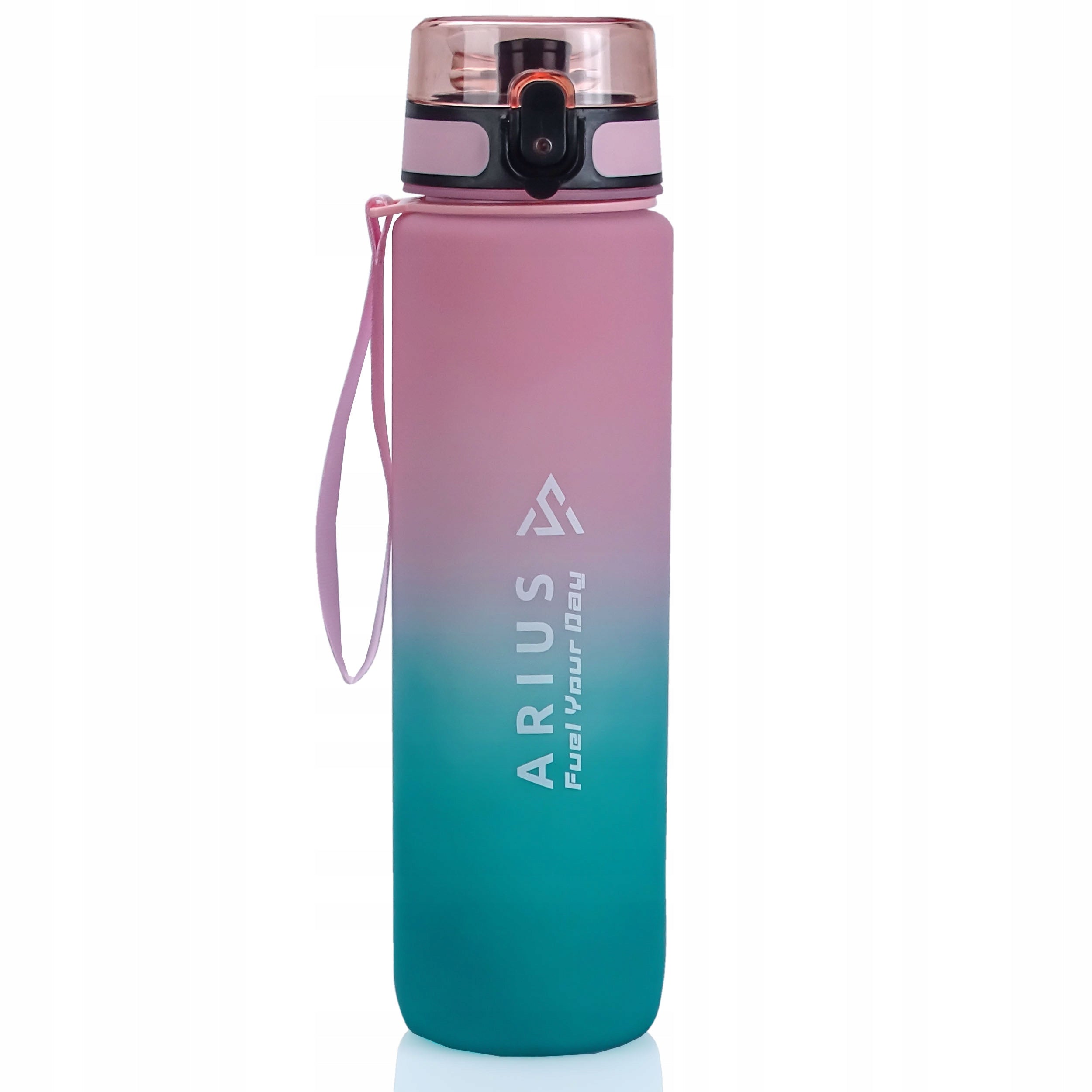 Water Bottle 1L Tritan BPA Free Motivational Bottle With Fitness Measure