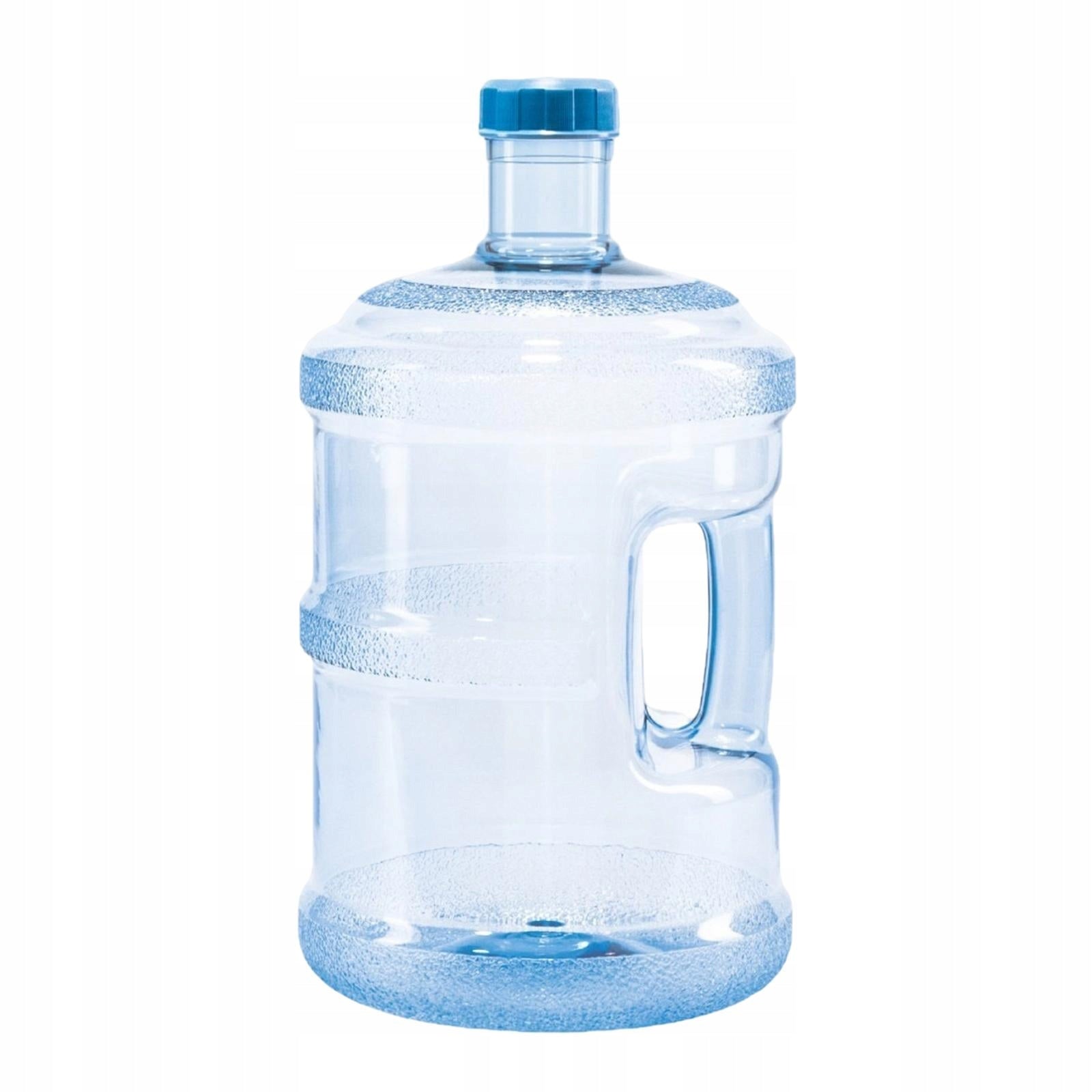 Water Bottle Drinking Bucket with Handle Leakproof Indoor Drinking 5L Blue Volume 1.1 ml