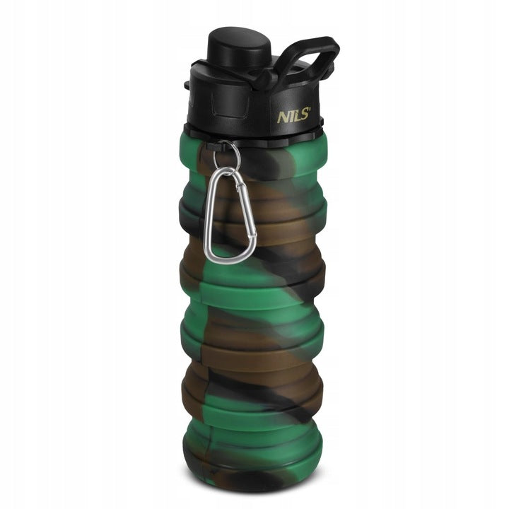 Water Bottle FOLDING Silicone Water Bottle Folding Travel 500 MILITARY Packaging status original