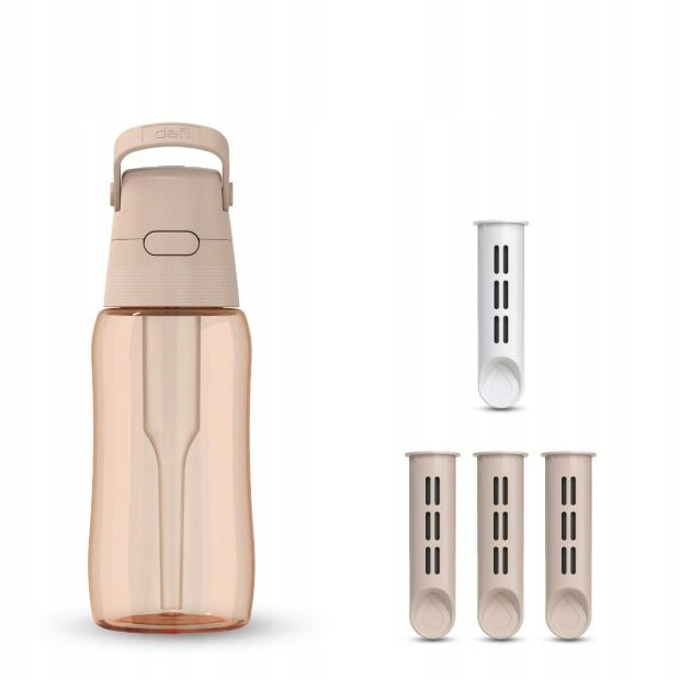 Water Bottle Filtering 0,5l Dafi SOLID Cappuccino Dyed with 4 Filters