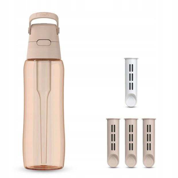 Water Bottle Filtering 0,7l Dafi SOLID Cappuccino Dyed with 4 Filters