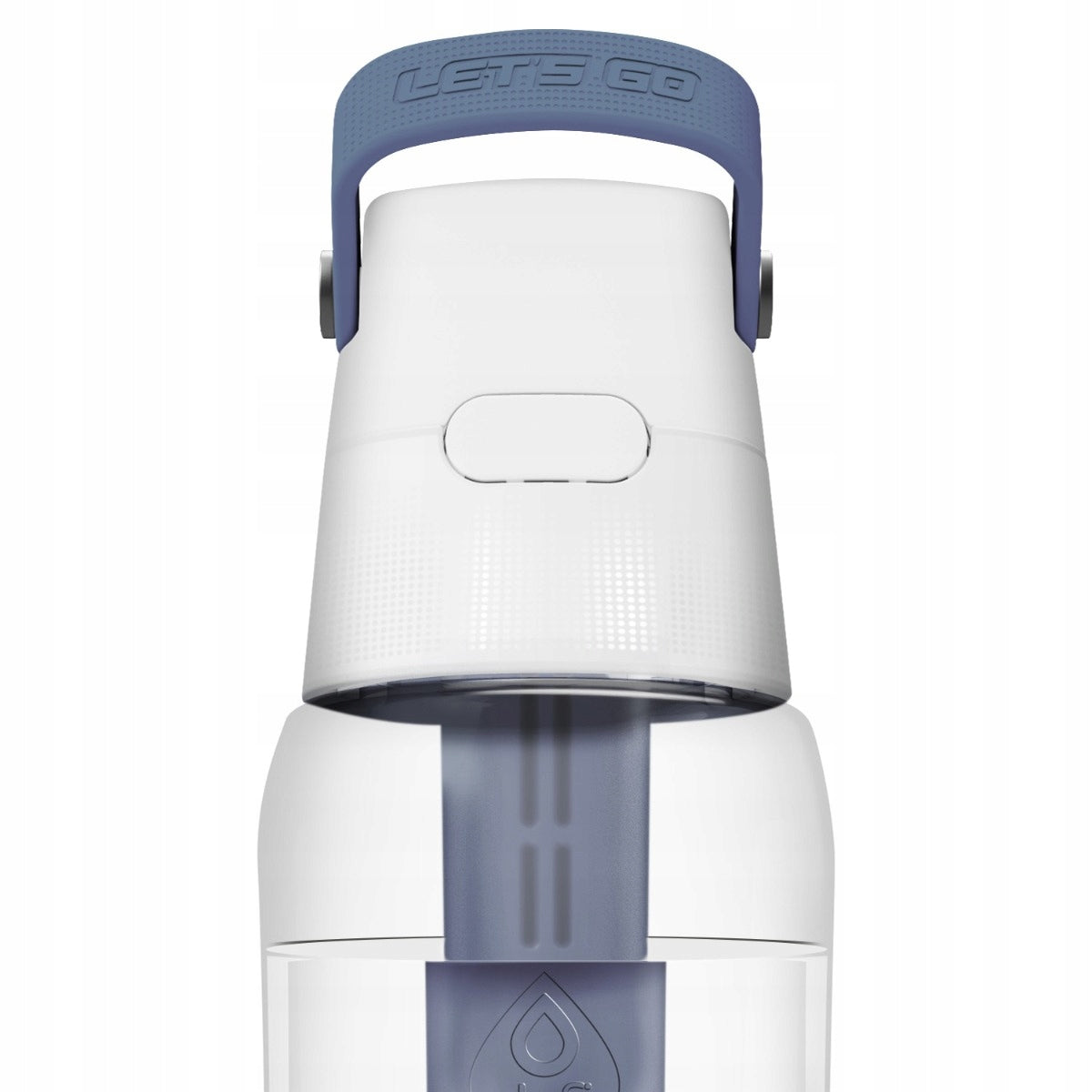 Water Bottle Filtering 0,7l Dafi SOLID Jeans Grey with 4 Filters Packaging status original