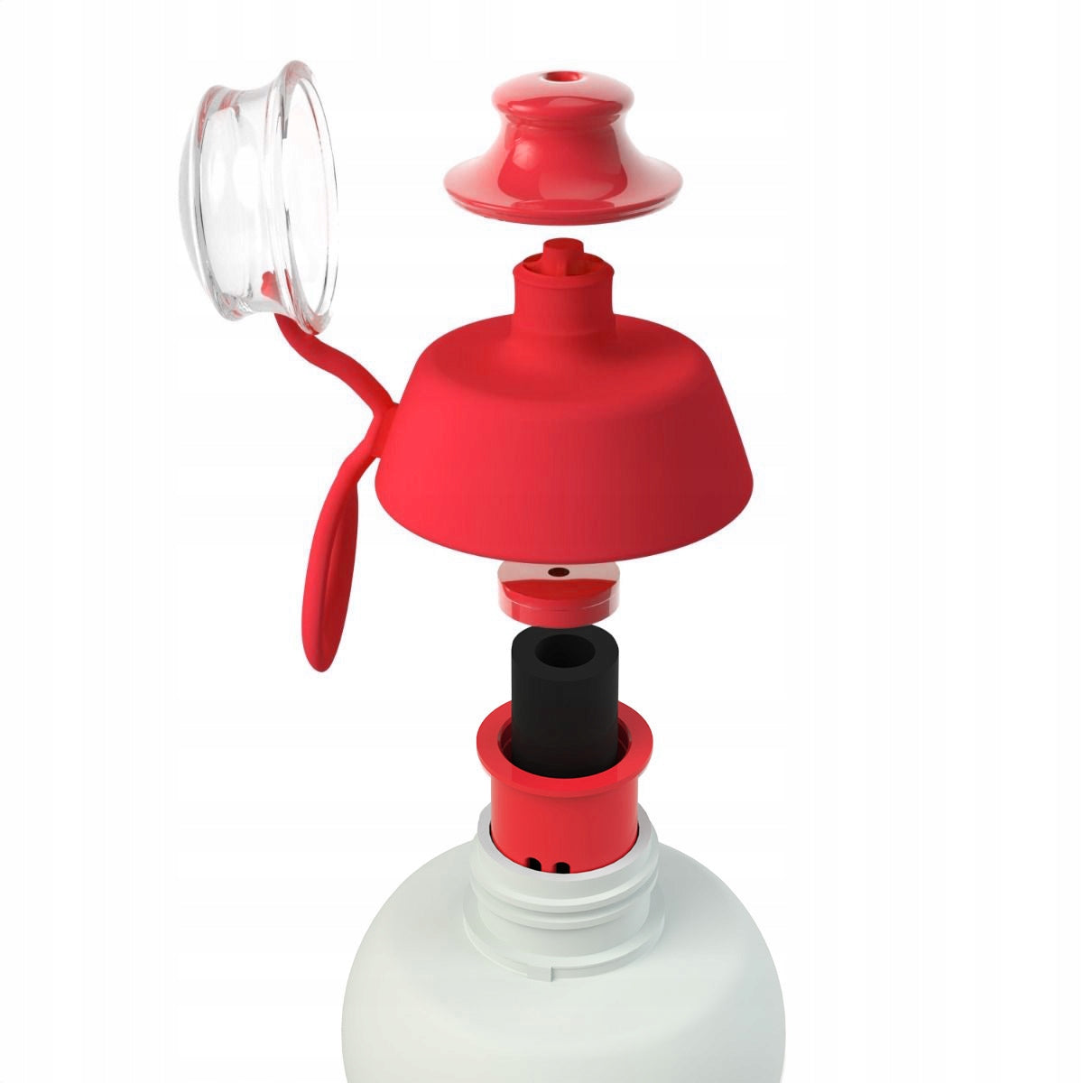 Water Bottle Filtering Dafi 0,5l Grey Poppy Soft with Filter Packaging status original