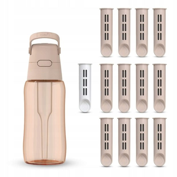 Water Bottle Filtering Dafi 0,5l SOFT Cappuccino 13 Carbon Filters
