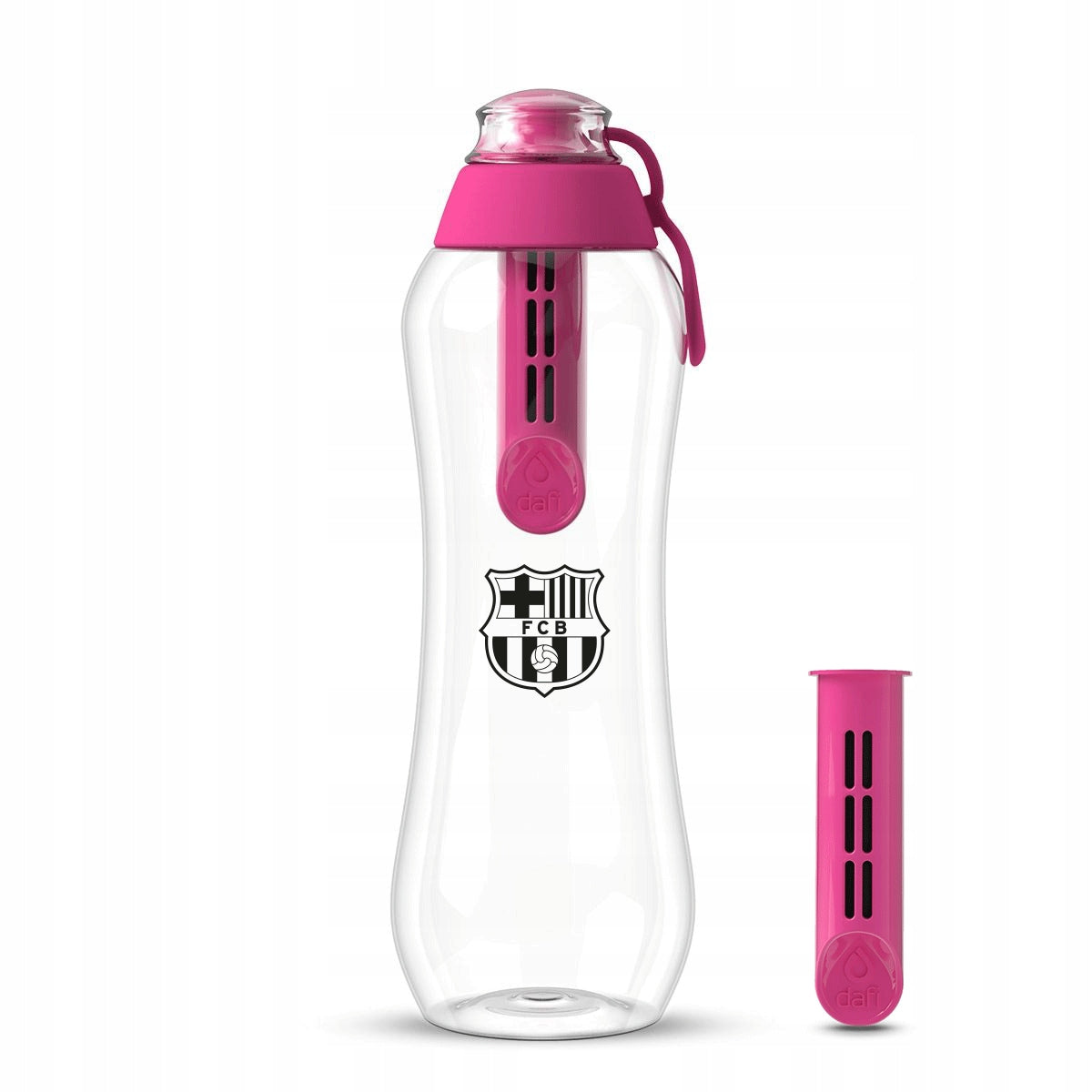 Water Bottle Filtering Dafi 0,5l SOFT FC Barcelona Pink with 2 Filters