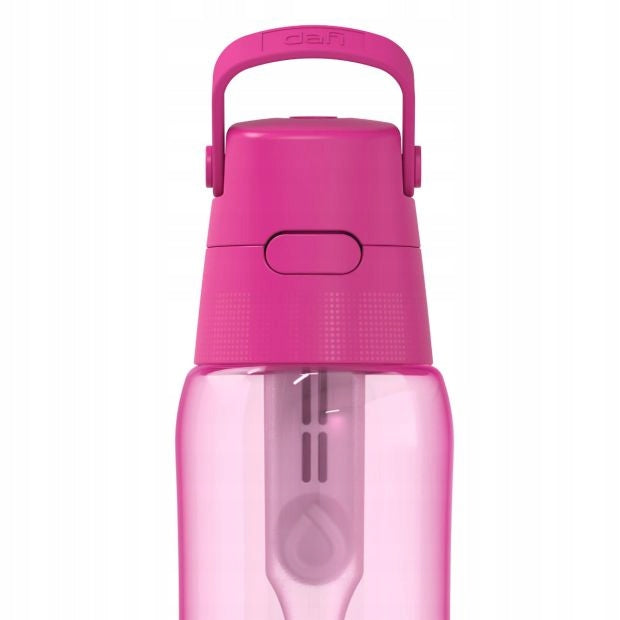Water Bottle Filtering Dafi 0,5l SOLID Flamingo Pink Dyed with Tube Manufacturer code D.BUT.FIL.SOLID.0.5.BARW.C.FLA.P