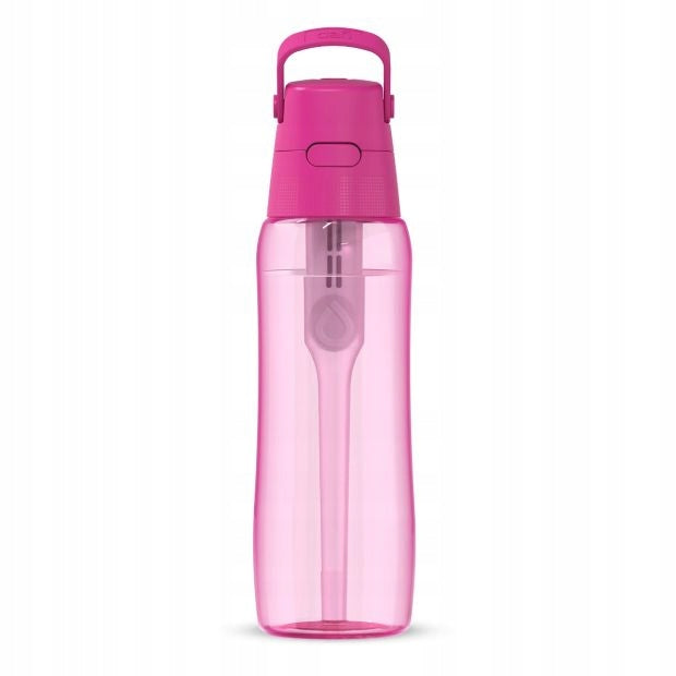 Water Bottle Filtering Dafi 0,7l SOLID Flamingo Pink Dyed with Tube Packaging status original