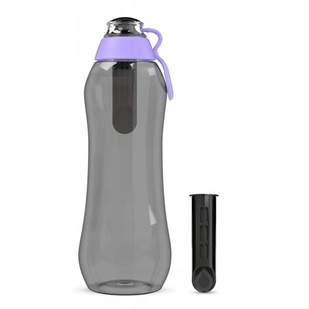 Water Bottle Filtering Dafi SOFT 0,7 Lavender Tank Black 2 Cartridges
