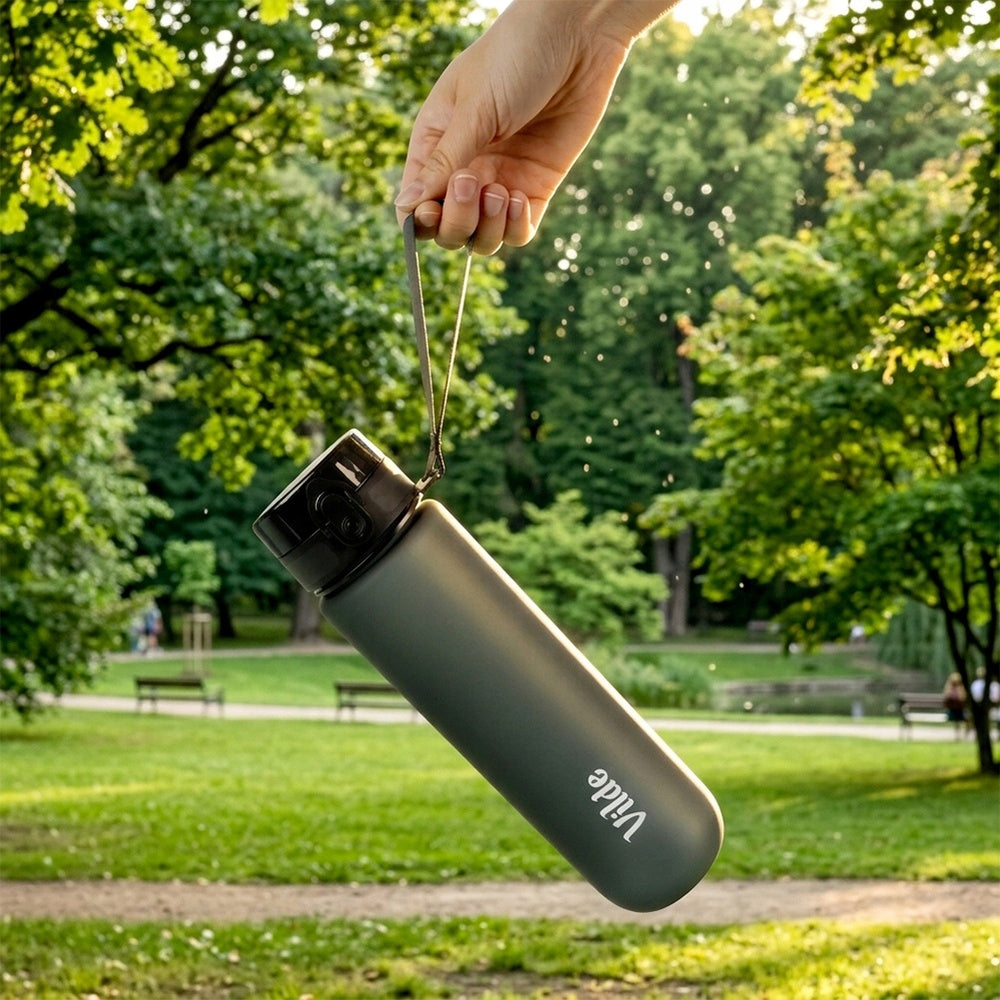 Water Bottle Leakproof Drinks with Scale Sports Travel 1L Product weight with unit packaging 0.16 kg