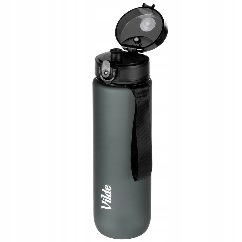 Water Bottle Leakproof Drinks with Scale Sports Travel 1L Volume 1000 ml