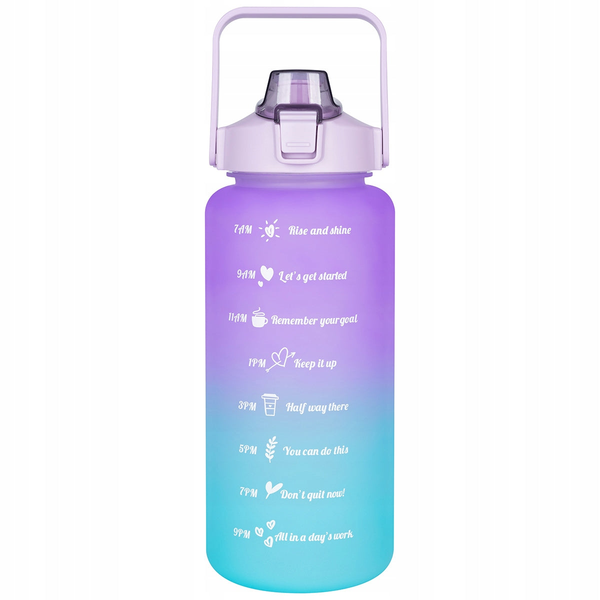 Water Bottle Sports Motivational Bottle with Measure 2L 750ml 280ml SET Packaging status original